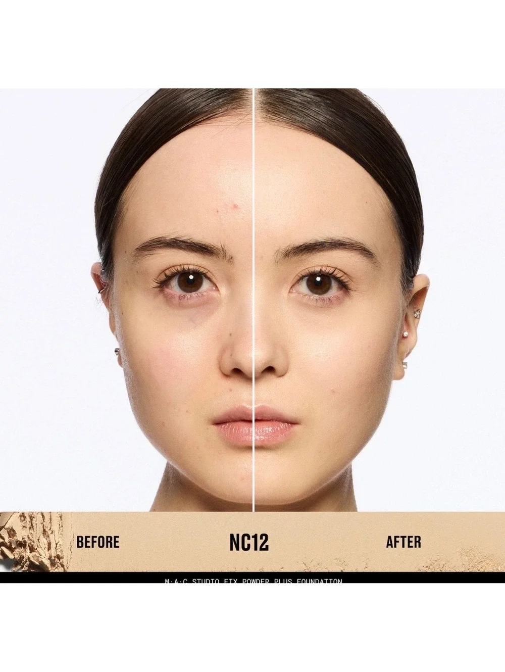 MAC Studio Fix Powder Plus Foundation NC12 | Buildable Blur-Matte 24 Hr NEW